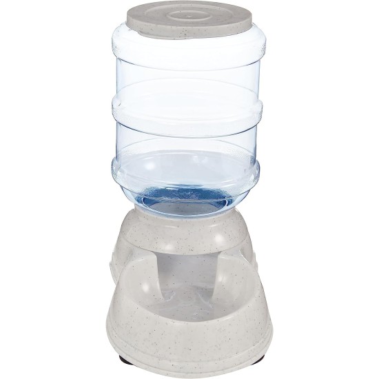 Amazon Basics Pet Food and Water Dispenser - Clear - Small Amazon Basics Pet Food and Water Dispenser - Clear - Small