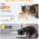 Anti Sling Bowl for Dogs Ceramic, Anti Slinging Bowl Dog Bowl Increased, Good for Health, Anti-Vomiting Feeding Bowl, Interactive Slow Feeder Dog for Cats and Small Dogs, Cream White
