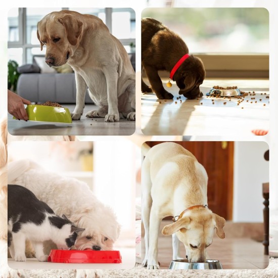 Anti Sling Dog Bowl - Anti Slinging Bowl Dogs Slow Eating | Reduce Eating Speed for Dogs & Cats, Cuttable Bowl with Anti-Sling Effect Anti Sling Dog Bowl - Anti Slinging Bowl Dogs Slow Eating | Reduce Eating Speed for Dogs & Cats, Cuttable Bowl with Anti-Sling Effect