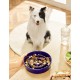 Anti-Sling Dog Bowl, Ceramic Slinging Bowl, Raised Ceramic Slow Feeder for Dogs, Slow Feeding for Medium/Large Dogs, Diameter 21 cm, 1000 ml, Dark Grey Anti-Sling Dog Bowl, Ceramic Slinging Bowl, Raised Ceramic Slow Feeder for Dogs, Slow Feeding for Medium/Large Dogs, Diameter 21 cm, 1000 ml, Dark Grey
