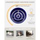 Anti-Sling Dog Bowl, Ceramic Slinging Bowl, Raised Ceramic Slow Feeder for Dogs, Slow Feeding for Medium/Large Dogs, Diameter 21 cm, 1000 ml, Dark Grey Anti-Sling Dog Bowl, Ceramic Slinging Bowl, Raised Ceramic Slow Feeder for Dogs, Slow Feeding for Medium/Large Dogs, Diameter 21 cm, 1000 ml, Dark Grey