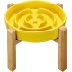 Anti-Sling Dog Bowl, Ceramic Slinging Bowl, Raised Ceramic Slow Feeder for Dogs, Slow Feeding for Medium/Large Dogs, Diameter 21 cm, 1000 ml, Dark Grey Anti-Sling Dog Bowl, Ceramic Slinging Bowl, Raised Ceramic Slow Feeder for Dogs, Slow Feeding for Medium/Large Dogs, Diameter 21 cm, 1000 ml, Dark Grey