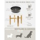 Anti-Sling Dog Bowl, Ceramic Slinging Bowl, Raised Ceramic Slow Feeder for Dogs, Slow Feeding for Medium/Large Dogs, Diameter 21 cm, 1000 ml, Dark Grey Anti-Sling Dog Bowl, Ceramic Slinging Bowl, Raised Ceramic Slow Feeder for Dogs, Slow Feeding for Medium/Large Dogs, Diameter 21 cm, 1000 ml, Dark Grey