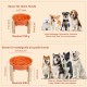 Anti-Slinging Bowl Dog Ceramic Dog Bowl Raised - Anti Sling Bowl Dog with Non-Slip Bamboo Stand - Feeding Bowl Dog for Medium and Large Dogs - Feeding Bowl Dog Slow Eating - Grey - 22.5 cm