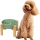 Anti-Slinging Bowl Dog Ceramic Dog Bowl Raised - Anti Sling Bowl Dog with Non-Slip Bamboo Stand - Feeding Bowl Dog for Medium and Large Dogs - Feeding Bowl Dog Slow Eating - Grey - 22.5 cm
