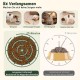 Anti-Slinging Bowl Dog Ceramic Dog Bowl Raised - Anti Sling Bowl Dog with Non-Slip Bamboo Stand - Feeding Bowl Dog for Medium and Large Dogs - Feeding Bowl Dog Slow Eating - Grey - 22.5 cm