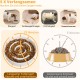 Anti-Slinging Bowl Dog Ceramic Dog Bowl Raised - Anti Sling Bowl Dog with Non-Slip Bamboo Stand - Feeding Bowl Dog for Medium and Large Dogs - Feeding Bowl Dog Slow Eating - Grey - 22.5 cm