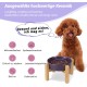 Anti-Slinging Bowl Dog Ceramic Dog Bowl Raised - Anti Sling Bowl Dog with Non-Slip Bamboo Stand - Feeding Bowl Dog for Medium and Large Dogs - Feeding Bowl Dog Slow Eating - Grey - 22.5 cm