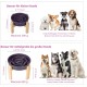 Anti-Slinging Bowl Dog Ceramic Dog Bowl Raised - Anti Sling Bowl Dog with Non-Slip Bamboo Stand - Feeding Bowl Dog for Medium and Large Dogs - Feeding Bowl Dog Slow Eating - Grey - 22.5 cm