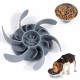 Anti-sling insert for bowls, slow feeder for dogs, made of food-safe silicone, anti-slinging bowl, dogs slow feeding bowl with suction cups, non-slip, grey anti-feeding bowl for daily feeding