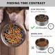 Anti-sling insert for bowls, slow feeder for dogs, made of food-safe silicone, anti-slinging bowl, dogs slow feeding bowl with suction cups, non-slip, grey anti-feeding bowl for daily feeding