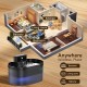 Aomig 2.2 L Drinking Fountain for Cats and Dogs Wireless 12 Pieces Cat Fountain Wireless with Motion Sensor and Battery 2200 mAh Water Fountain for Cats Ultra Quiet Cat Drinking Fountain for Pets Aomig 2.2 L Drinking Fountain for Cats and Dogs Wireless 12 Pieces Cat Fountain Wireless with Motion Sensor and Battery 2200 mAh Water Fountain for Cats Ultra Quiet Cat Drinking Fountain for Pets