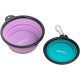 Aqpet Silicone Collapsible Travel Bowl with Carabiner for Dogs and Cats Capacity 750ml Aqpet Silicone Collapsible Travel Bowl with Carabiner for Dogs and Cats Capacity 750ml