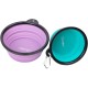 Aqpet Silicone Collapsible Travel Bowl with Carabiner for Dogs and Cats Capacity 750ml Aqpet Silicone Collapsible Travel Bowl with Carabiner for Dogs and Cats Capacity 750ml