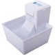 Aqua Drinking Fountain, Pet Fountain for Small Dogs and Cats, 1.8 Litres, BPA Free, Energy Saving, Quiet, Drinking Fountain for Small Pets, Includes Filter
