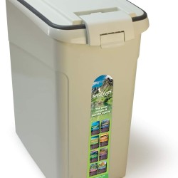 Arquivet Large Capacity 20kg/54 Litre Airtight Dog Cat Food Container with Wheels 29 x 53 x 54.5 cm for Large Pets Arquivet Large Capacity 20kg/54 Litre Airtight Dog Cat Food Container with Wheels 29 x 53 x 54.5 cm for Large Pets