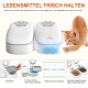 Automatic Cat Feeder, Two Meal Automatic Feeder for Dogs and Cats, Display Controlled 48-Hour Timer Feeder, Automatic Feeding with Dry or (Feeder F7) Automatic Cat Feeder, Two Meal Automatic Feeder for Dogs and Cats, Display Controlled 48-Hour Timer Feeder, Automatic Feeding with Dry or (Feeder F7)
