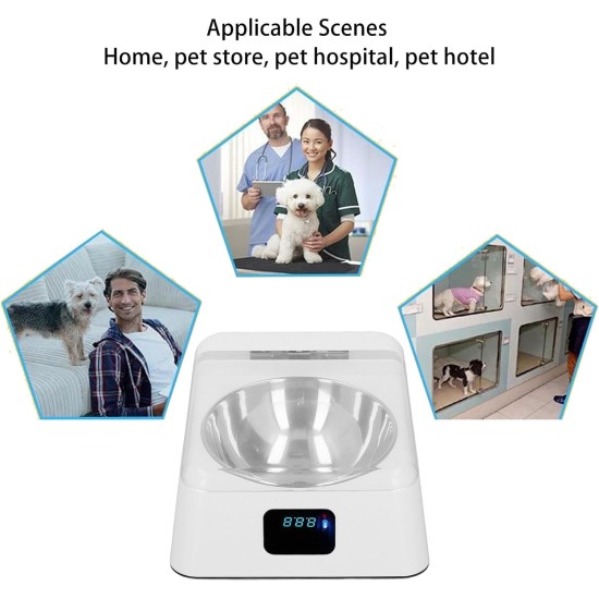 Automatic Cat Food Dispenser, 350 ml, Induction Lid Opening, Pet Feeder, Smart Feed, Automatic Feeder Cat Feeder with Digital Display for Cats and Dogs Automatic Cat Food Dispenser, 350 ml, Induction Lid Opening, Pet Feeder, Smart Feed, Automatic Feeder Cat Feeder with Digital Display for Cats and Dogs
