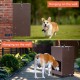 Automatic Dog Drink, 20 kg, Galvanised Dog Food, Gravity Feeder, Extra Large Self-Feeding Dog Feeder, Automatic Pet Feeder, Easy to Move with Wheels Automatic Dog Drink, 20 kg, Galvanised Dog Food, Gravity Feeder, Extra Large Self-Feeding Dog Feeder, Automatic Pet Feeder, Easy to Move with Wheels