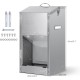 Automatic Dog Feeder, Automatic Dog Feeder for Outdoor Use, Large Breed, 11 kg, Large Capacity, Stainless Steel, Gravity Automatic Pet Feeder for Dogs, Cats