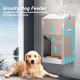 Automatic Dog Feeder, Automatic Dog Feeder for Outdoor Use, Large Breed, 11 kg, Large Capacity, Stainless Steel, Gravity Automatic Pet Feeder for Dogs, Cats