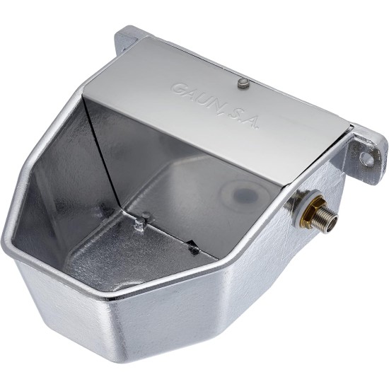 Automatic Metal Drinking Trough High Pressure Silver 1.70 Litre E-78328 Automatic Metal Drinking Trough High Pressure Silver 1.70 Litre E-78328