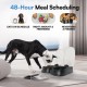 Automatic Pet Feeder 300ml Automatic Feeder for 48-Hour Planning for 2 Meals Timed Feeding Bowl for Dogs and Cats Automatic Pet Feeder 300ml Automatic Feeder for 48-Hour Planning for 2 Meals Timed Feeding Bowl for Dogs and Cats