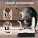 Automatic Pet Feeder 300ml Automatic Feeder for 48-Hour Planning for 2 Meals Timed Feeding Bowl for Dogs and Cats Automatic Pet Feeder 300ml Automatic Feeder for 48-Hour Planning for 2 Meals Timed Feeding Bowl for Dogs and Cats