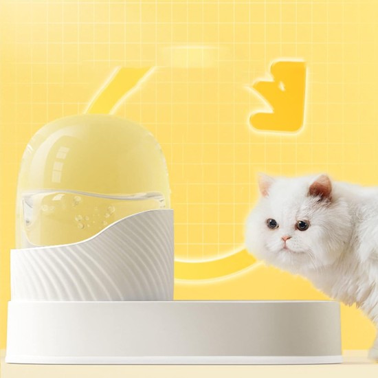 Automatic Pet Feeder and Water Dispenser Kit, Transparent Water Dispenser for Pets, Removable Automatic Cat Feeder, Drinker Set for Dogs, (White) Automatic Pet Feeder and Water Dispenser Kit, Transparent Water Dispenser for Pets, Removable Automatic Cat Feeder, Drinker Set for Dogs, (White)