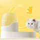 Automatic Pet Feeder and Water Dispenser Kit, Transparent Water Dispenser for Pets, Removable Automatic Cat Feeder, Drinker Set for Dogs, (White)