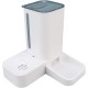 Automatic Pet Feeder with Large Capacity, 2-in-1 Cat Feeder and Water Dispenser, Auto Gravity Water and Feeder Set for Small, Medium Cats and Hun Automatic Pet Feeder with Large Capacity, 2-in-1 Cat Feeder and Water Dispenser, Auto Gravity Water and Feeder Set for Small, Medium Cats and Hun