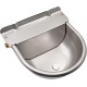 Automatic Water Bowl for Dogs Made of Stainless Steel with 1/2 Inch Adjustable Brass Float Valve and Improved Drain Plug, Float Water Bowl Dog Water Trough for Livestock, Goats, Pigs Automatic Water Bowl for Dogs Made of Stainless Steel with 1/2 Inch Adjustable Brass Float Valve and Improved Drain Plug, Float Water Bowl Dog Water Trough for Livestock, Goats, Pigs