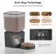 Automatischer Futterspender für Hunde, 8 l/34 Tassen, große Kapazität, automatischer Katzenfutterspender mit Display, LCD-Bildschirm, großes Futtertablett, batteriebetrieben, zeitgesteuerter Automatischer Futterspender für Hunde, 8 l/34 Tassen, große Kapazität, automatischer Katzenfutterspender mit Display, LCD-Bildschirm, großes Futtertablett, batteriebetrieben, zeitgesteuerter