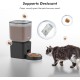 Automatischer Futterspender für Hunde, 8 l/34 Tassen, große Kapazität, automatischer Katzenfutterspender mit Display, LCD-Bildschirm, großes Futtertablett, batteriebetrieben, zeitgesteuerter Automatischer Futterspender für Hunde, 8 l/34 Tassen, große Kapazität, automatischer Katzenfutterspender mit Display, LCD-Bildschirm, großes Futtertablett, batteriebetrieben, zeitgesteuerter