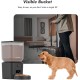 Automatischer Futterspender für Hunde, 8 l/34 Tassen, große Kapazität, automatischer Katzenfutterspender mit Display, LCD-Bildschirm, großes Futtertablett, batteriebetrieben, zeitgesteuerter Automatischer Futterspender für Hunde, 8 l/34 Tassen, große Kapazität, automatischer Katzenfutterspender mit Display, LCD-Bildschirm, großes Futtertablett, batteriebetrieben, zeitgesteuerter