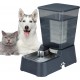 Automatischer Hund Katze Schwerkraft Wasserspender mit 304 Edelstahl Schüssel Anzug für mittelgroße große Hunde Katzen, große Kapazität 5.3L/1.4 Gallone (weißer Wasserspender) Automatischer Hund Katze Schwerkraft Wasserspender mit 304 Edelstahl Schüssel Anzug für mittelgroße große Hunde Katzen, große Kapazität 5.3L/1.4 Gallone (weißer Wasserspender)