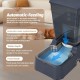 Automatischer Hund Katze Schwerkraft Wasserspender mit 304 Edelstahl Schüssel Anzug für mittelgroße große Hunde Katzen, große Kapazität 5.3L/1.4 Gallone (weißer Wasserspender) Automatischer Hund Katze Schwerkraft Wasserspender mit 304 Edelstahl Schüssel Anzug für mittelgroße große Hunde Katzen, große Kapazität 5.3L/1.4 Gallone (weißer Wasserspender)