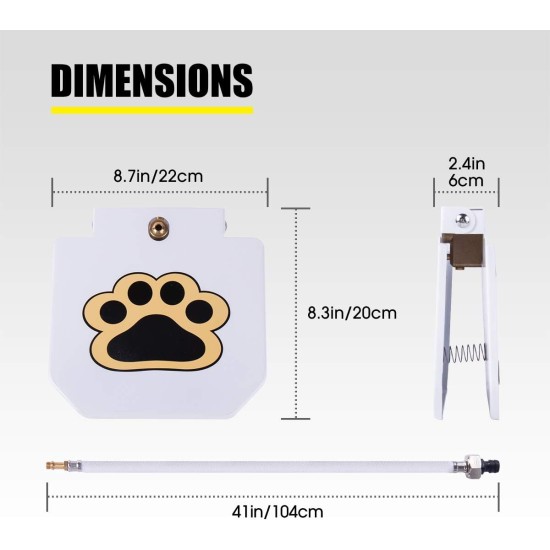 BACOENG Dog Pet Drinking Fountain, Easy Activate Dog Water Dispenser Toy with Teething Rope, Upgraded Premium Valve Set (Brass Instead of Plastic) BACOENG Dog Pet Drinking Fountain, Easy Activate Dog Water Dispenser Toy with Teething Rope, Upgraded Premium Valve Set (Brass Instead of Plastic)