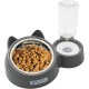 BPS Automatic Feeder and Drinker for Cats and Dogs, Splash Dispenser, Automatic Feeder for Pets, Size M/L (M) BPS Automatic Feeder and Drinker for Cats and Dogs, Splash Dispenser, Automatic Feeder for Pets, Size M/L (M)