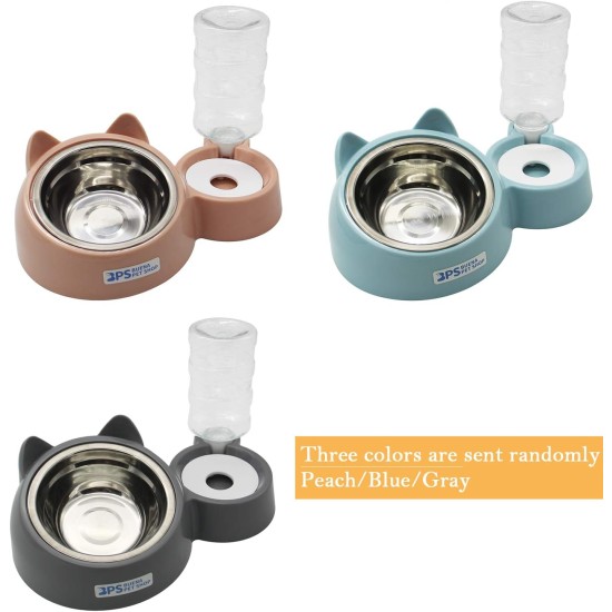 BPS Automatic Feeder and Drinker for Cats and Dogs, Splash Dispenser, Automatic Feeder for Pets, Size M/L (M) BPS Automatic Feeder and Drinker for Cats and Dogs, Splash Dispenser, Automatic Feeder for Pets, Size M/L (M)