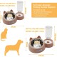 BPS Automatic Feeder and Drinker for Cats and Dogs, Splash Dispenser, Automatic Feeder for Pets, Size M/L (M) BPS Automatic Feeder and Drinker for Cats and Dogs, Splash Dispenser, Automatic Feeder for Pets, Size M/L (M)