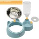 BPS Automatic Feeder and Drinker for Cats and Dogs, Splash Dispenser, Automatic Feeder for Pets, Size M/L (M) BPS Automatic Feeder and Drinker for Cats and Dogs, Splash Dispenser, Automatic Feeder for Pets, Size M/L (M)