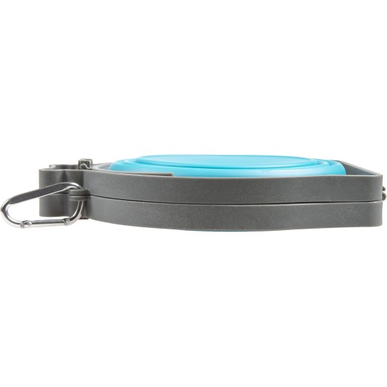 Bella Roma Travel Double Dog Feeder Medium Travel Double Diner, Blue Bella Roma Travel Double Dog Feeder Medium Travel Double Diner, Blue