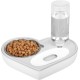 Belle Vous Heart-shaped 2-in-1 Automatic Dog/Cat Water Dispenser with 350 ml/22 oz Food Bowl - Gravity Water Dispenser 500 ml/17 oz Plastic for Puppies, Kittens, Rabbits Belle Vous Heart-shaped 2-in-1 Automatic Dog/Cat Water Dispenser with 350 ml/22 oz Food Bowl - Gravity Water Dispenser 500 ml/17 oz Plastic for Puppies, Kittens, Rabbits