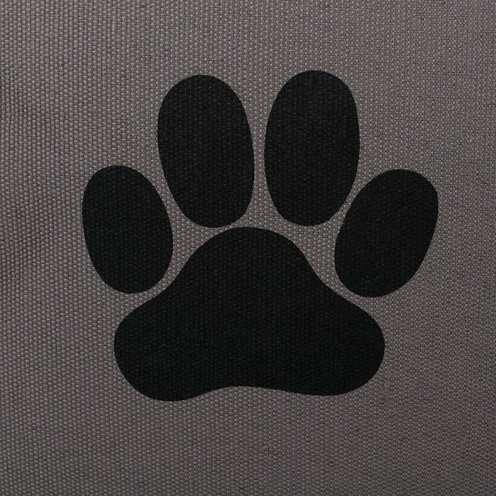 Bone Dry DII Small Rectangle Pet Toy and Accessory Storage Bin, 14x8x9, Collapsible Organizer Storage Basket for Home Décor, Pet Toy, Blankets, Leashes and Food-Gray Paw Print Bone Dry DII Small Rectangle Pet Toy and Accessory Storage Bin, 14x8x9, Collapsible Organizer Storage Basket for Home Décor, Pet Toy, Blankets, Leashes and Food-Gray Paw Print