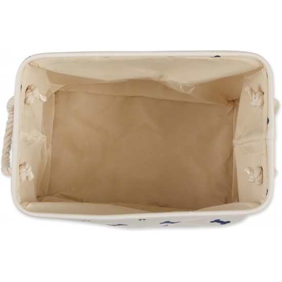 Bone Dry DII Small Rectangle Pet Toy and Accessory Storage Bin, 14x8x9, Collapsible Organizer Storage Basket for Home Décor, Pet Toy, Blankets, Leashes and Food-Gray Paw Print Bone Dry DII Small Rectangle Pet Toy and Accessory Storage Bin, 14x8x9, Collapsible Organizer Storage Basket for Home Décor, Pet Toy, Blankets, Leashes and Food-Gray Paw Print