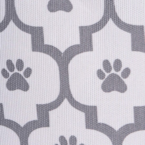 Bone Dry DII Small Rectangle Pet Toy and Accessory Storage Bin, 14x8x9, Collapsible Organizer Storage Basket for Home Décor, Pet Toy, Blankets, Leashes and Food-Gray Paw Print Bone Dry DII Small Rectangle Pet Toy and Accessory Storage Bin, 14x8x9, Collapsible Organizer Storage Basket for Home Décor, Pet Toy, Blankets, Leashes and Food-Gray Paw Print