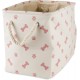 Bone Dry DII Small Rectangle Pet Toy and Accessory Storage Bin, 14x8x9, Collapsible Organizer Storage Basket for Home Décor, Pet Toy, Blankets, Leashes and Food-Gray Paw Print Bone Dry DII Small Rectangle Pet Toy and Accessory Storage Bin, 14x8x9, Collapsible Organizer Storage Basket for Home Décor, Pet Toy, Blankets, Leashes and Food-Gray Paw Print