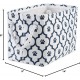 Bone Dry DII Small Rectangle Pet Toy and Accessory Storage Bin, 14x8x9, Collapsible Organizer Storage Basket for Home Décor, Pet Toy, Blankets, Leashes and Food-Gray Paw Print Bone Dry DII Small Rectangle Pet Toy and Accessory Storage Bin, 14x8x9, Collapsible Organizer Storage Basket for Home Décor, Pet Toy, Blankets, Leashes and Food-Gray Paw Print