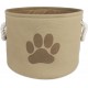 Bone Dry DII Small Rectangle Pet Toy and Accessory Storage Bin, 14x8x9, Collapsible Organizer Storage Basket for Home Décor, Pet Toy, Blankets, Leashes and Food-Gray Paw Print Bone Dry DII Small Rectangle Pet Toy and Accessory Storage Bin, 14x8x9, Collapsible Organizer Storage Basket for Home Décor, Pet Toy, Blankets, Leashes and Food-Gray Paw Print